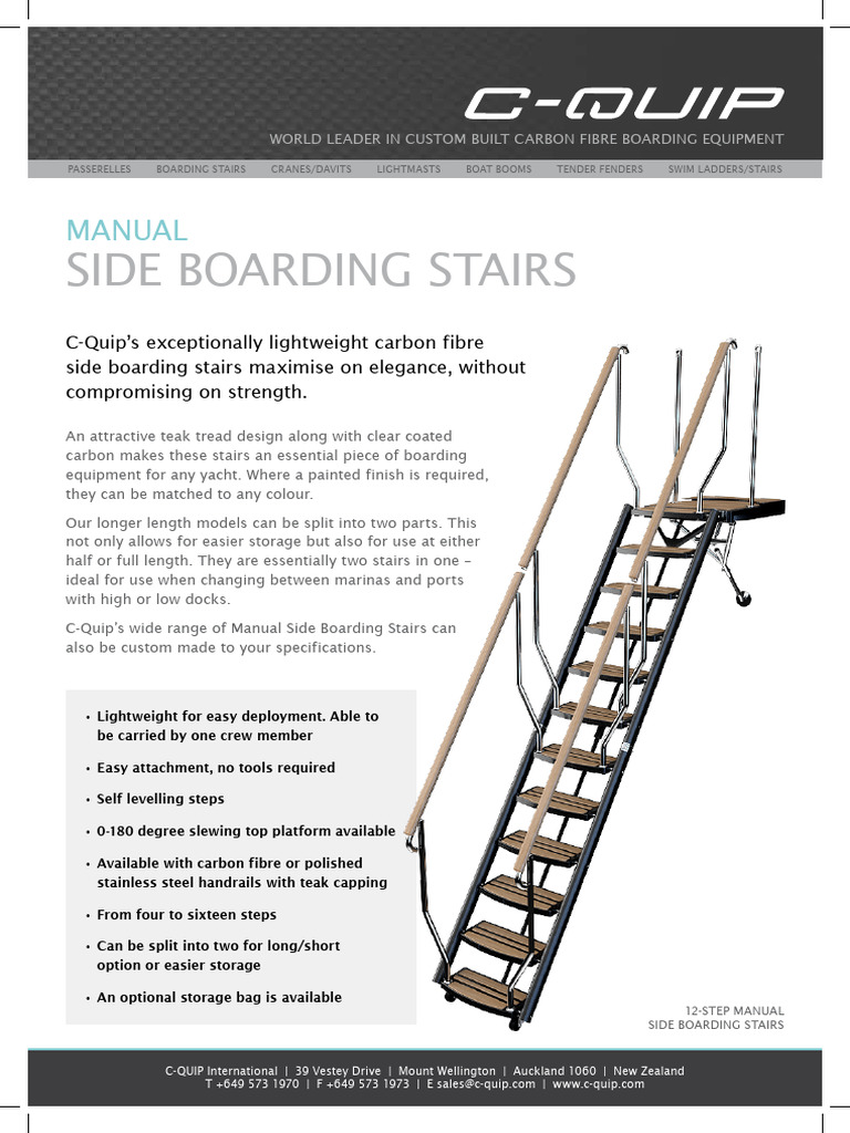 122 Manual Stairs View Fact Sheet | PDF | Stairs