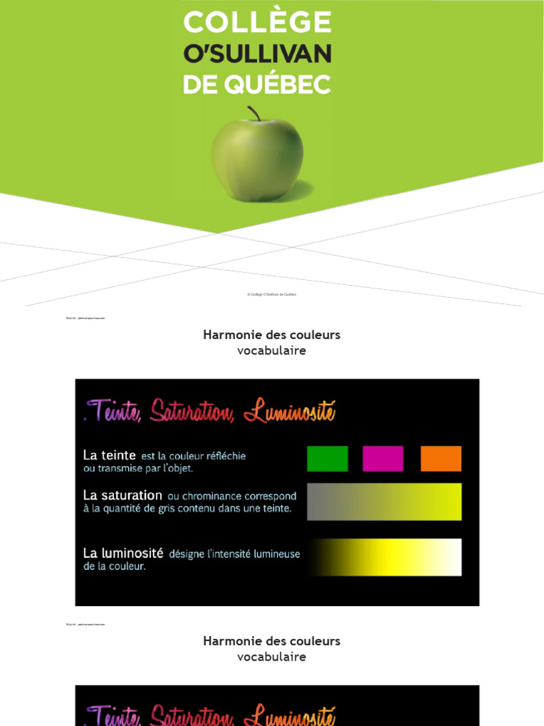 Harmonie des couleurs en DTI | PDF | Jaune | Rouge