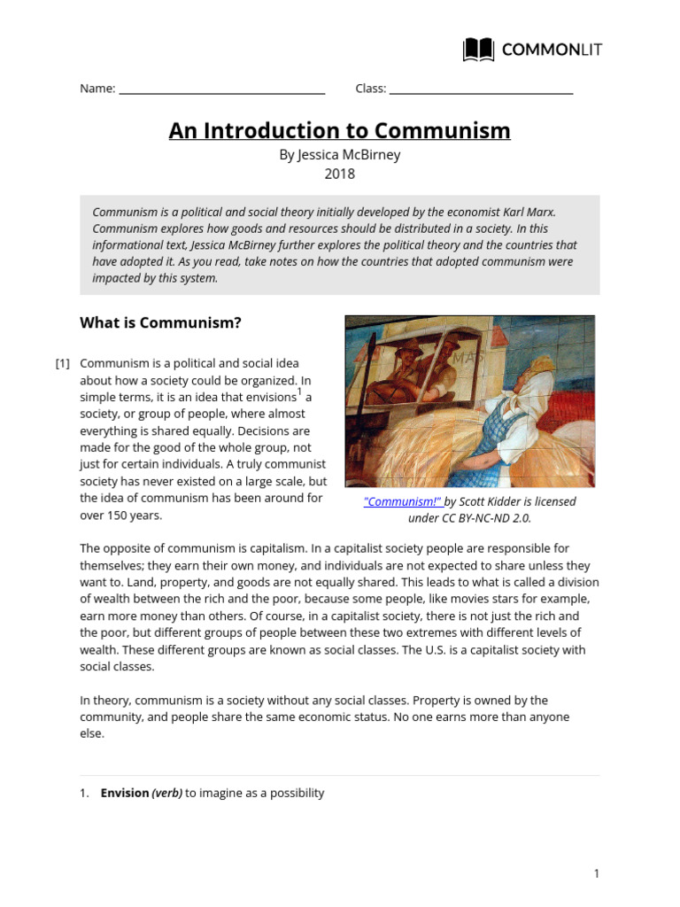 Overview of Communism's History | PDF | Communism | The Communist Manifesto