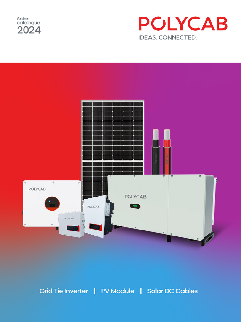 Polycab Solar Products Catalogue 2024 | PDF | Solar Power ...