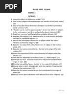 BGCSE Religious Education Past Papers | PDF | Faith | Marriage