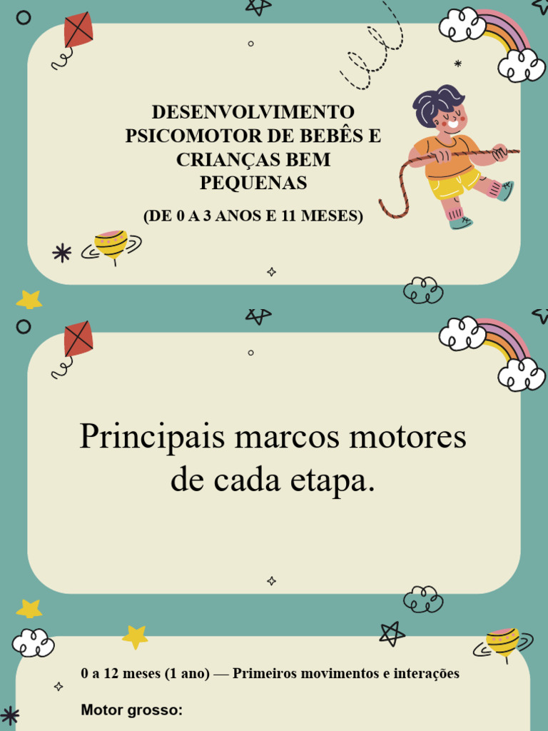 Desenvolvimento Psicomotor Infantil até 11 Meses | PDF | Brinquedos ...