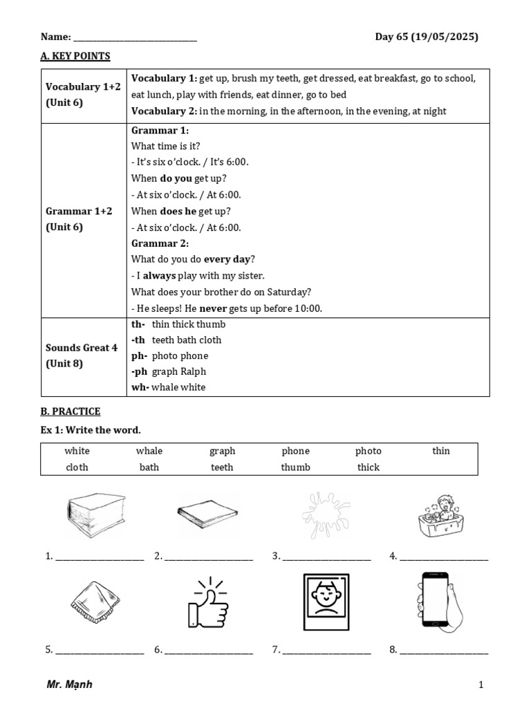 Daily Routine Vocabulary and Grammar Guide | PDF | Chess Theory | Chess