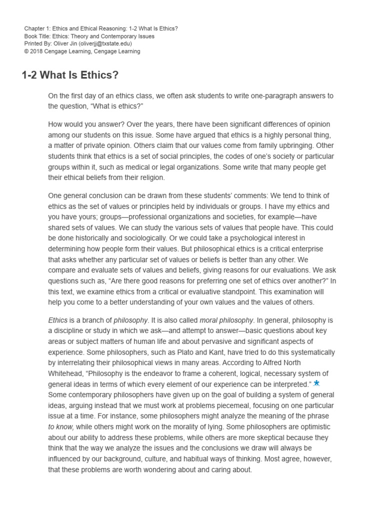 MindTap - Cengage Learning | PDF | Epistemology | Theory