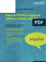 Edexcel GCSE 2009 Spanish - SAM
