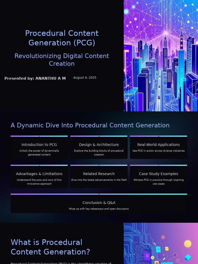 Understanding Procedural Content Generation | PDF | Machine Learning ...