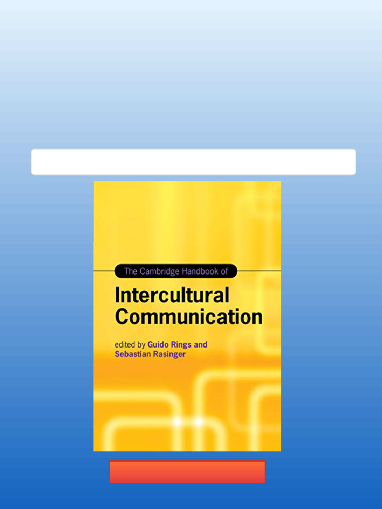 The Cambridge Handbook of Intercultural Communication Cambridge ...
