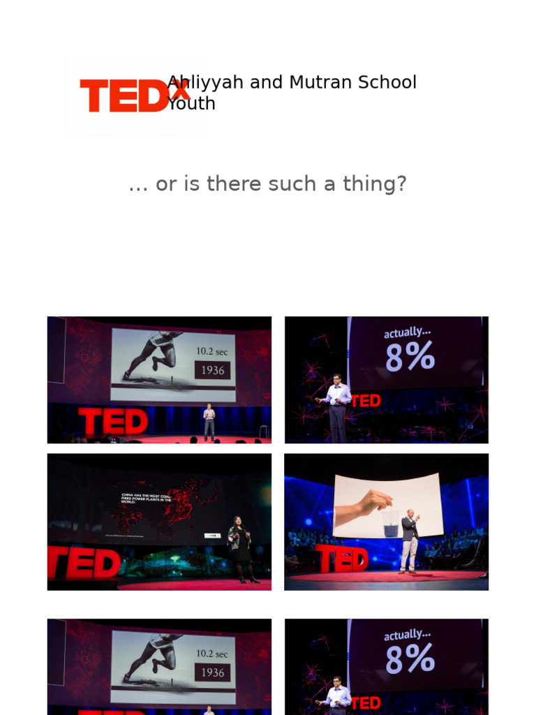 TED Talk Presentation - Template - by Plus AI | PDF