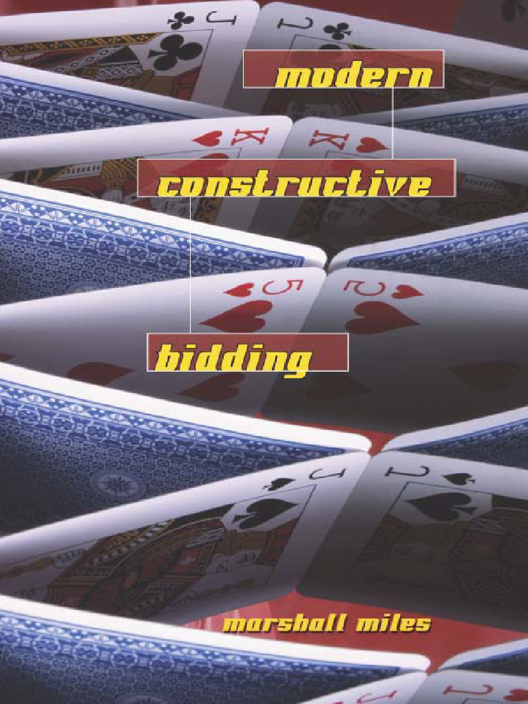 SAMPLE ModernConstructiveBidding | PDF | Contract Bridge | Card Games