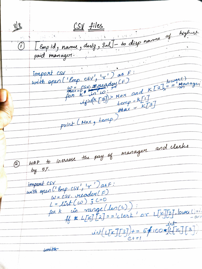 Stacks and CSV | PDF