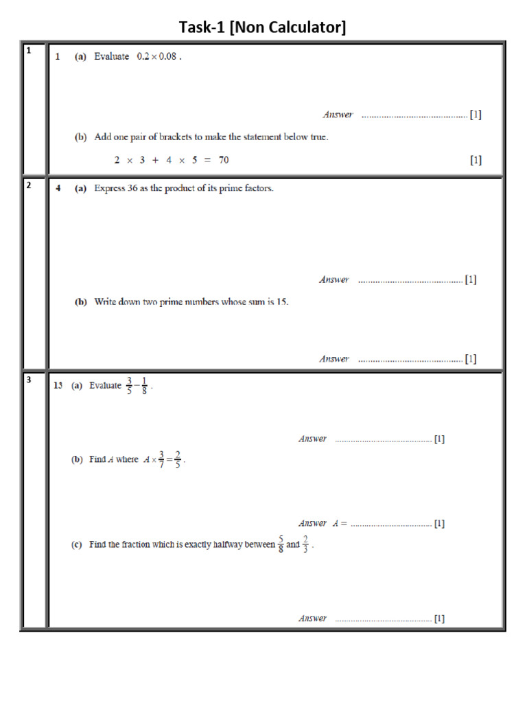 Task-1 Math | PDF