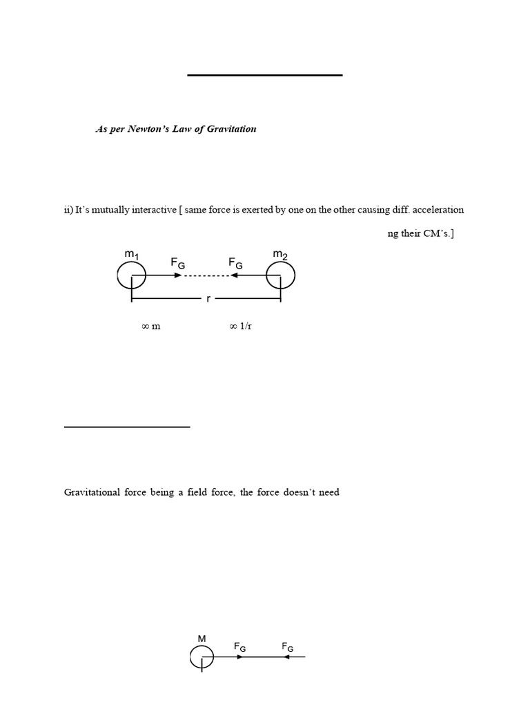 Understanding Gravitational Forces | PDF | Orbit | Force