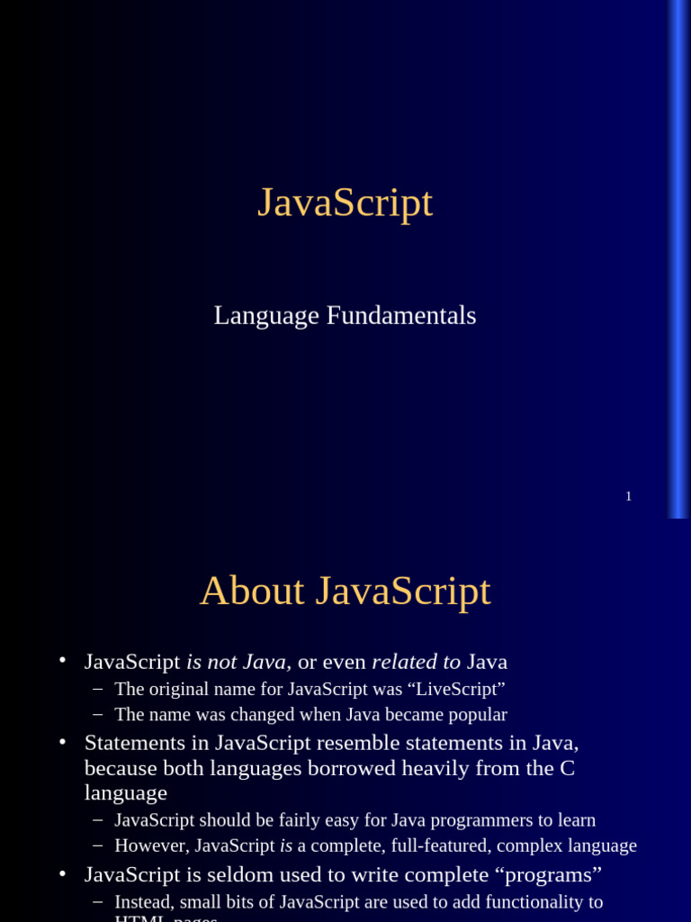 JavaScript Basics and Usage Guide | PDF | Java Script | Html