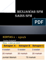 Teknik Menjawab Sains SPM 1