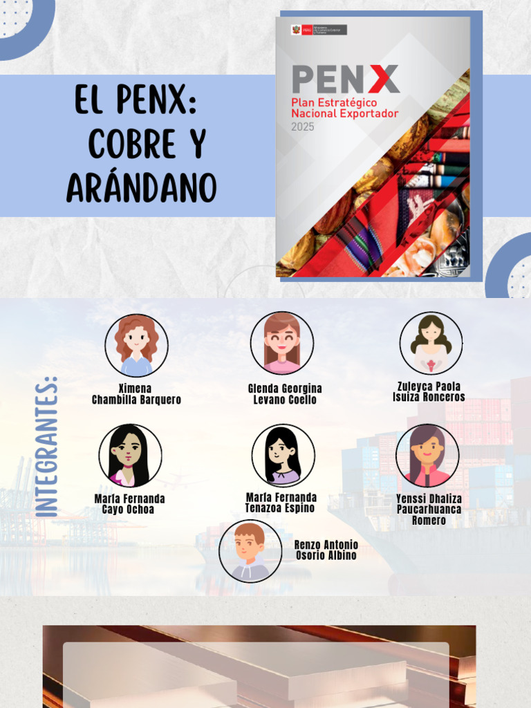 PENX 2025: Exportación de Cobre y Arándano | PDF | Comercio justo | Minería