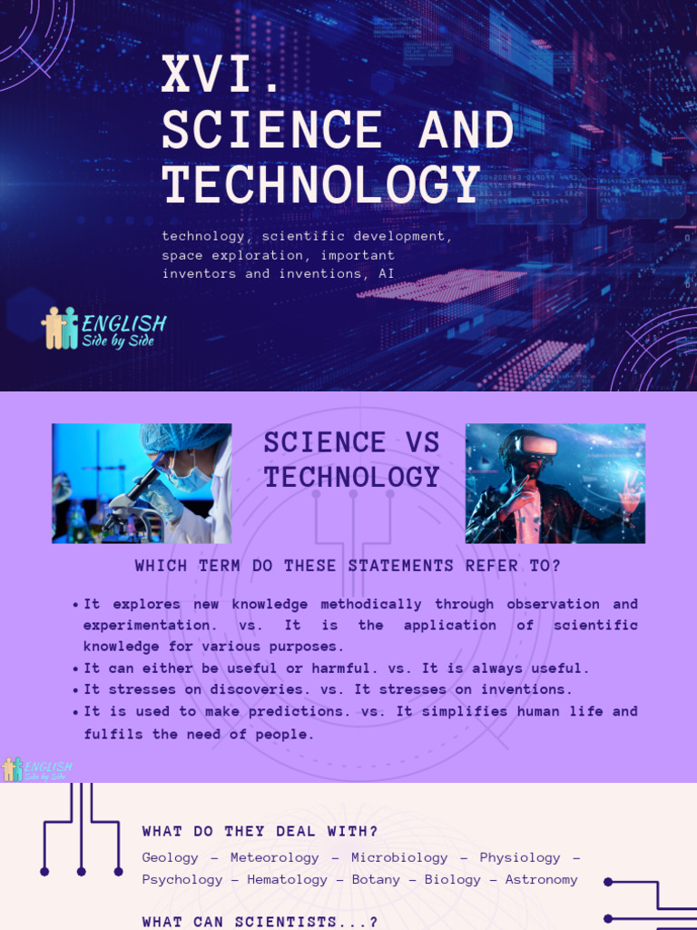 Science vs Technology: Key Concepts Explained | PDF | Science | Elon Musk