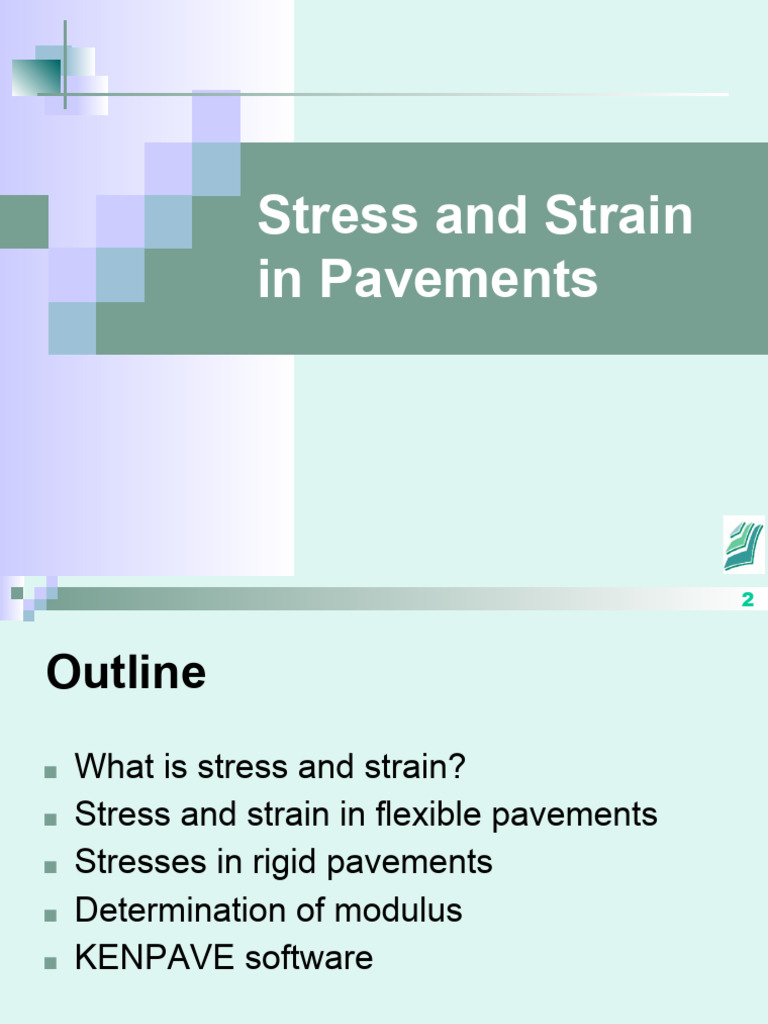 Stress and Strain in Pavements Analysis | PDF | Young's Modulus ...