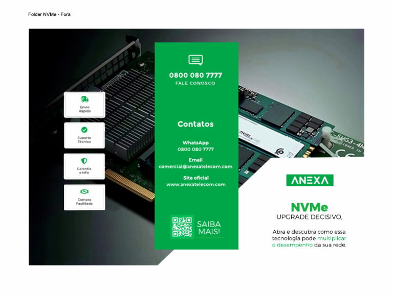 Contato e Informações sobre NVMe | PDF