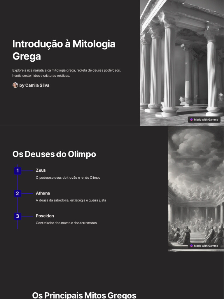 Introdução à Mitologia Grega | PDF | Mitologia grega | Herói