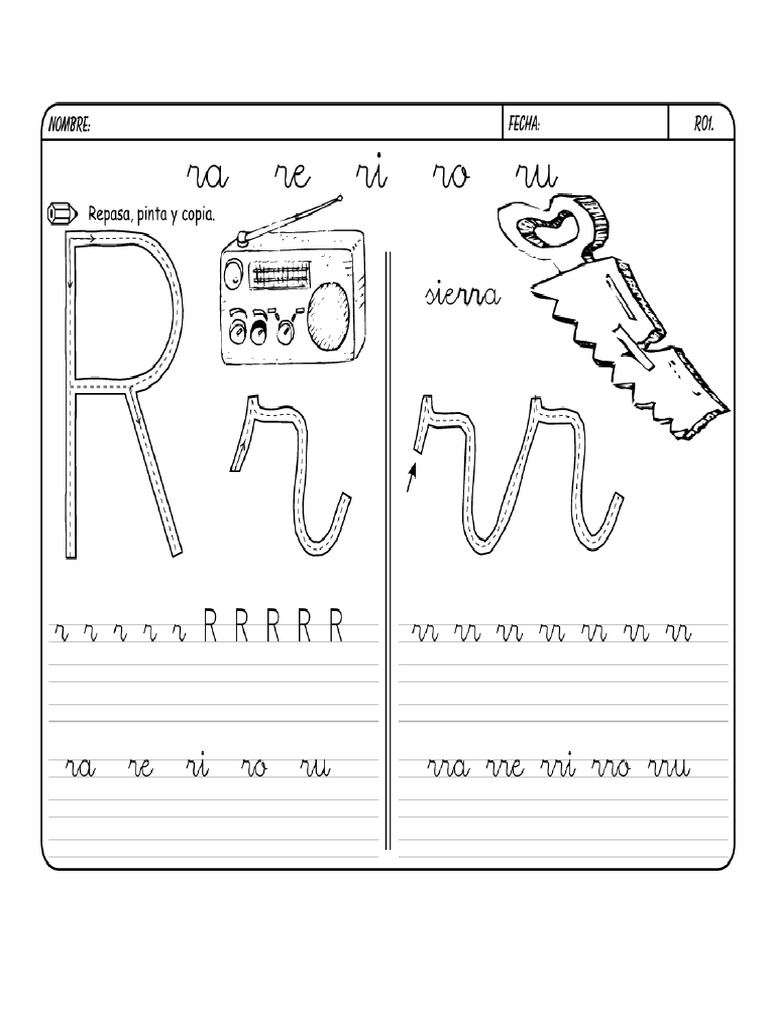 La Letra R | PDF