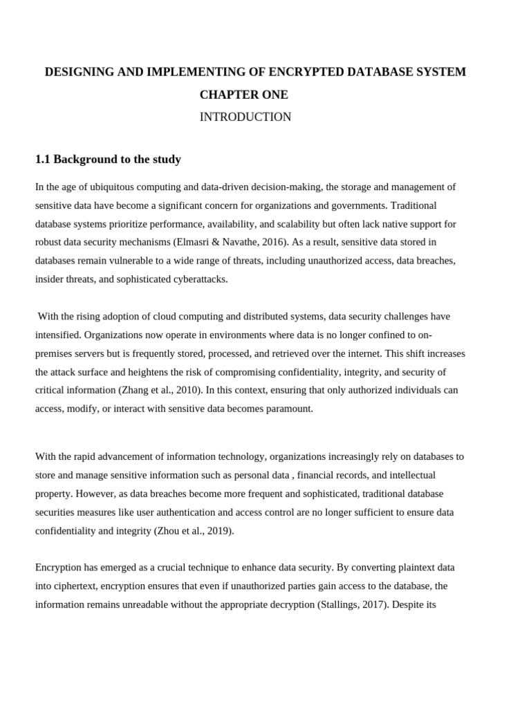 Encrypted Database System Design Guide | PDF | Encryption | Key ...