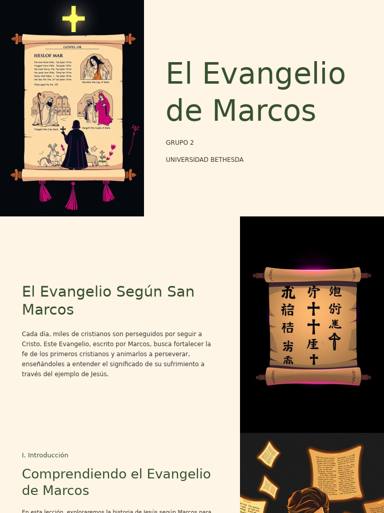Significado Espiritual del Evangelio de Marcos | PDF | Evangelio de ...