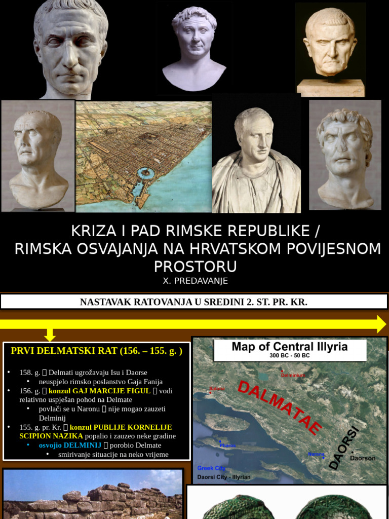 Kriza I Pad Rimske Republike - Rimska Osvajanja Na Hpp-U | PDF