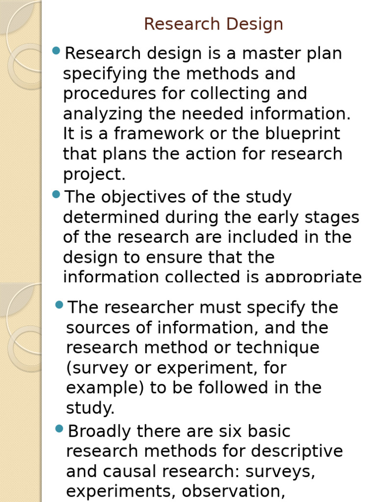 Comprehensive Guide to Research Design | PDF | Experiment | Cognitive ...
