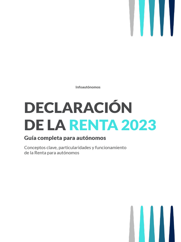 Guia Completa de La Renta 2023 para Autonomos | PDF | Salario | Economias