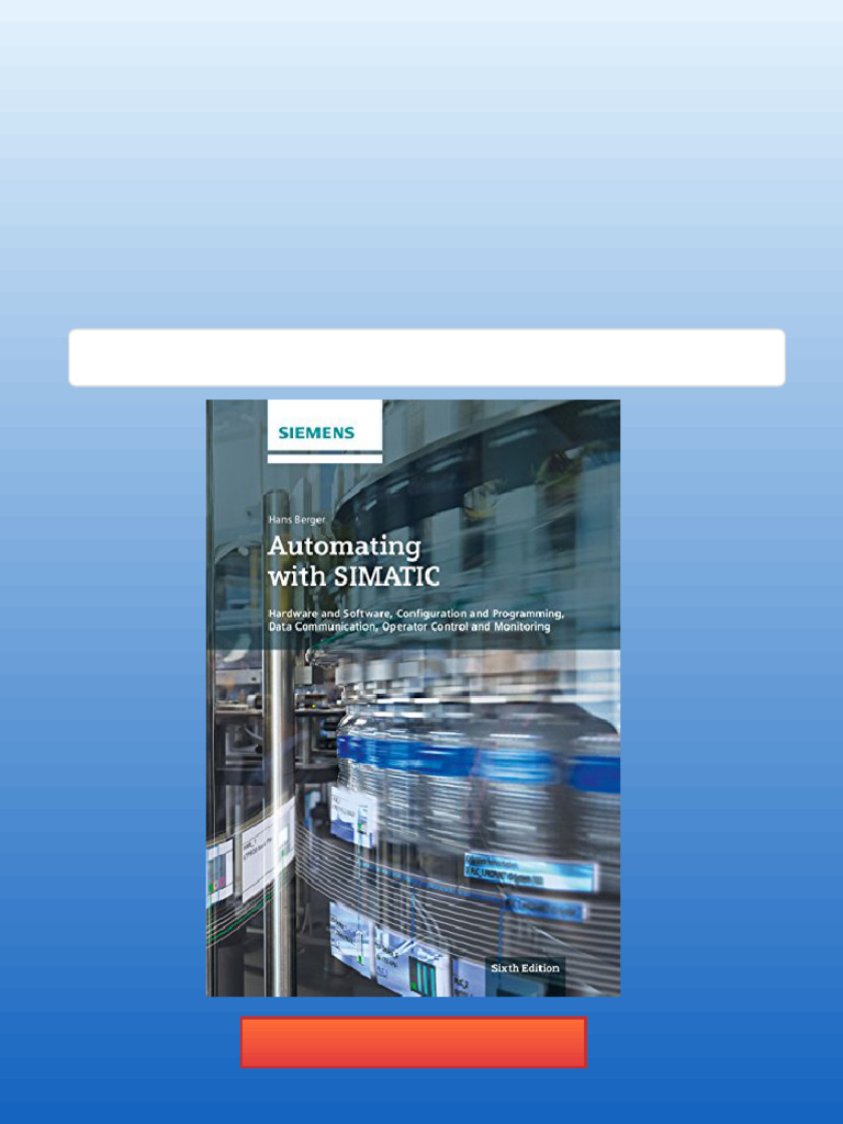 Automating with SIMATIC Controllers Software Programming Data ...