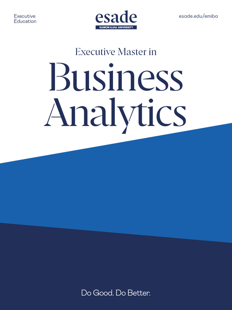 Executive Master en Business Analytics | PDF | Inteligencia artificial ...