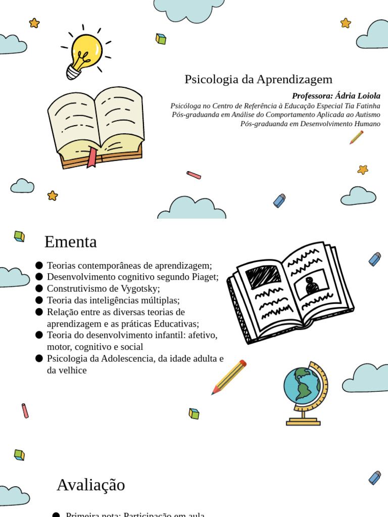 Teorias Contemporâneas da Aprendizagem | PDF | Aprendizado | Teoria da ...