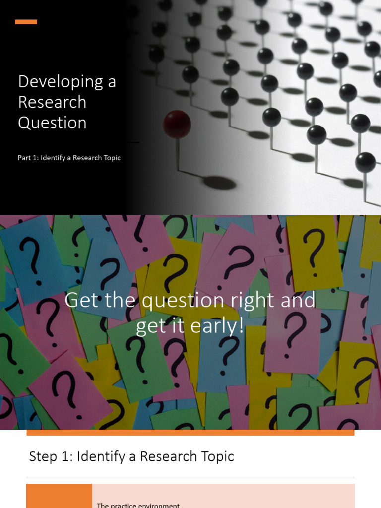 How to Develop a Research Question | PDF