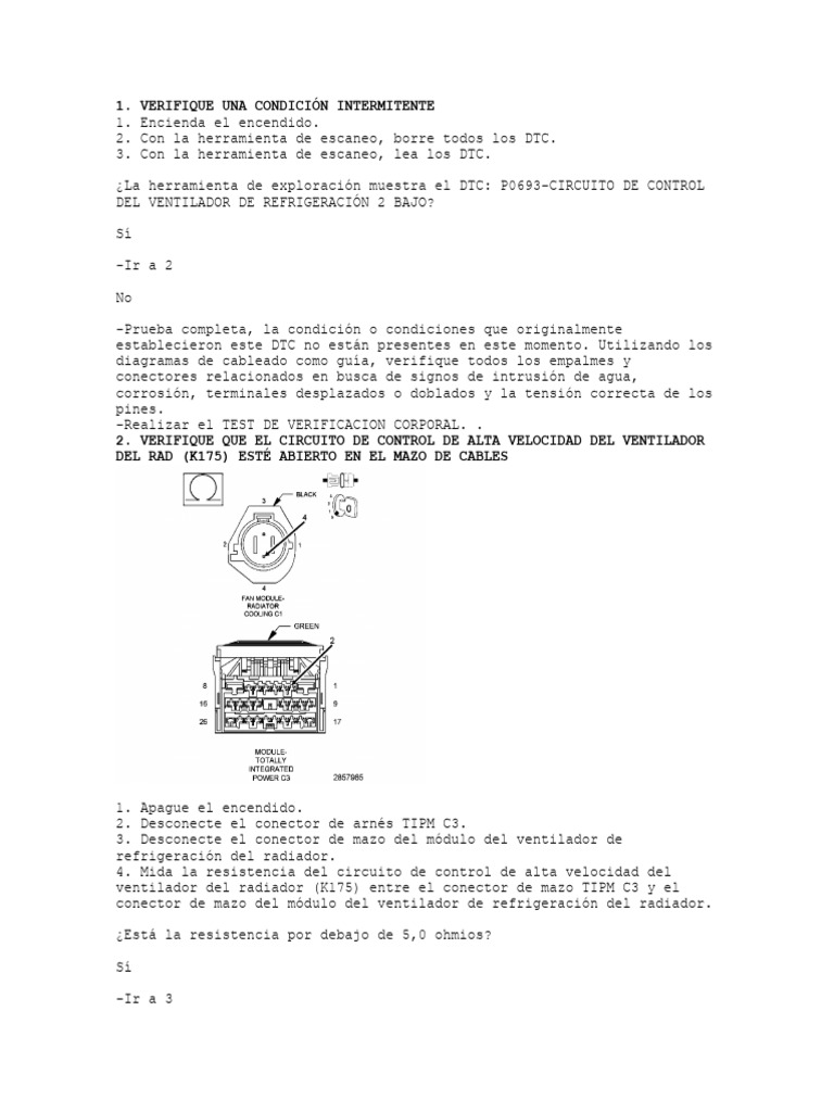 Diagnóstico DTC P0693 en Jeep | PDF | Conector eléctrico | Electrónica