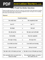 64 Free Printable Would You Rather Cards | PDF