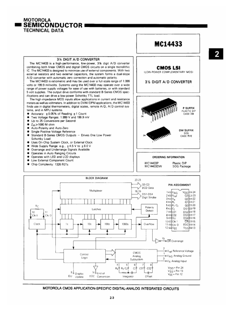 MC 14433 | PDF