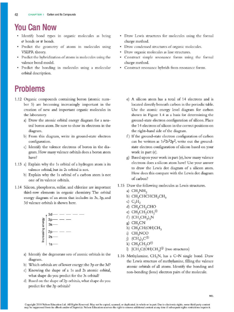 Chem 112 - Practice Problems Chapters 1-8 - Organic Chemistry ...