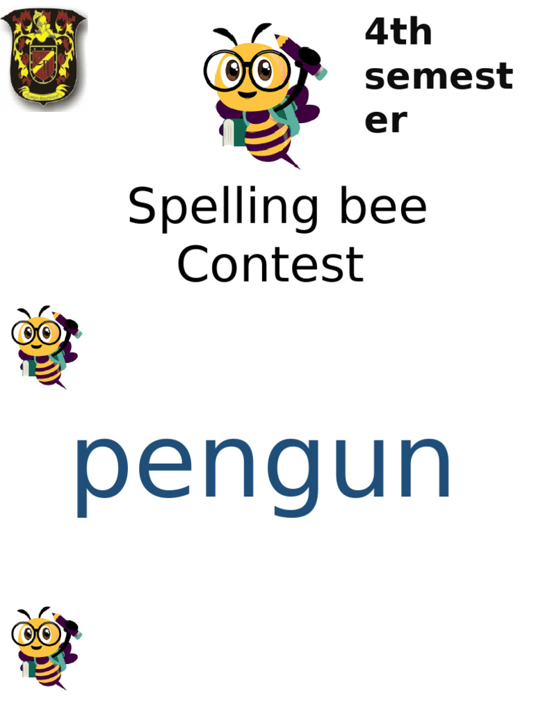 Spelling Bee Contest Vocabulary List | PDF