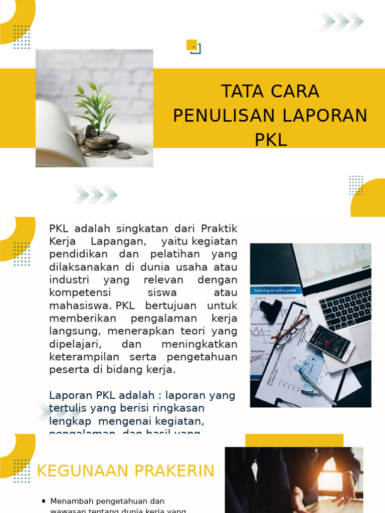 Panduan Penulisan Laporan PKL | PDF