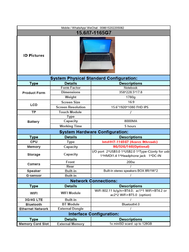 System Physical Standard Configuration:: ID Pictures | PDF | Solid ...