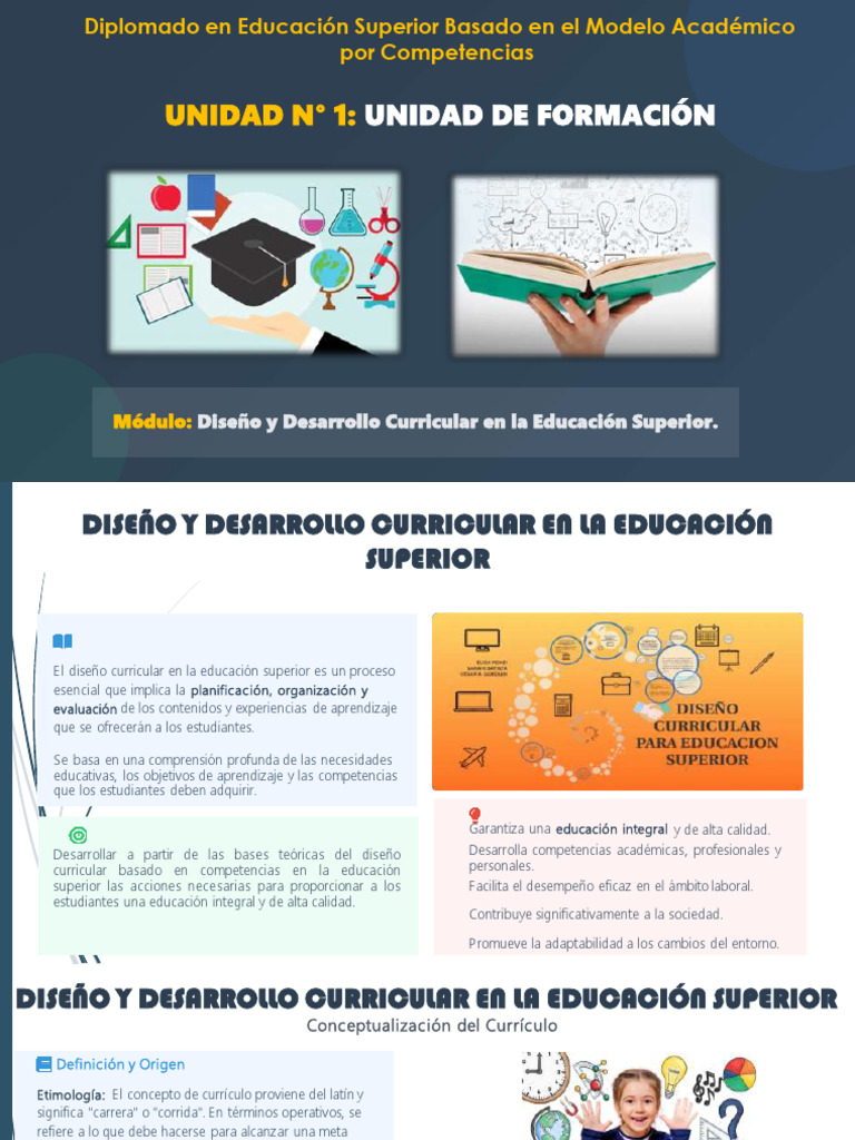 Diseño Curricular en Educación Superior | PDF | Plan de estudios ...