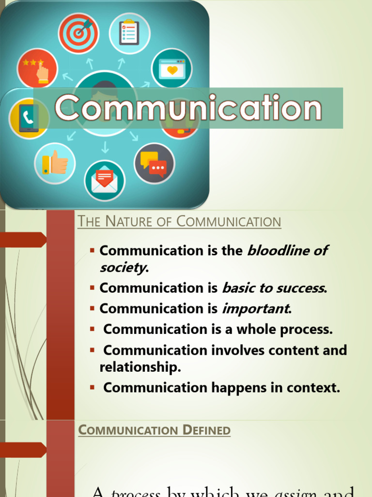 Understanding the Communication Process | PDF | Communication | Human ...