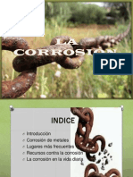 La Corrosion (Quimica, Proyecto)