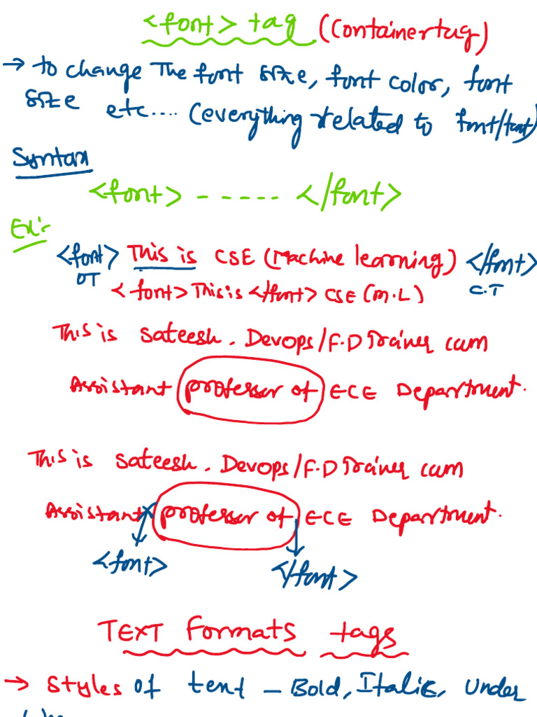 HTML Class - 5 | PDF