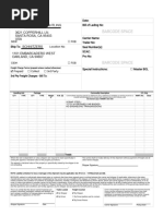 TForce Freight Bill of Lading Guide | PDF | Cargo | Bill Of Lading