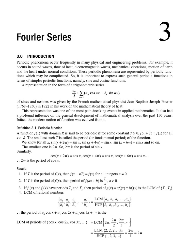 Understanding Fourier Series and Periodic Functions | PDF ...