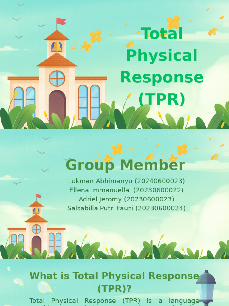 Understanding Total Physical Response (TPR) | PDF | Cognitive Science ...