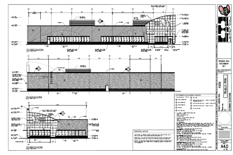 A4.0 3256 Exterior Elevations | PDF