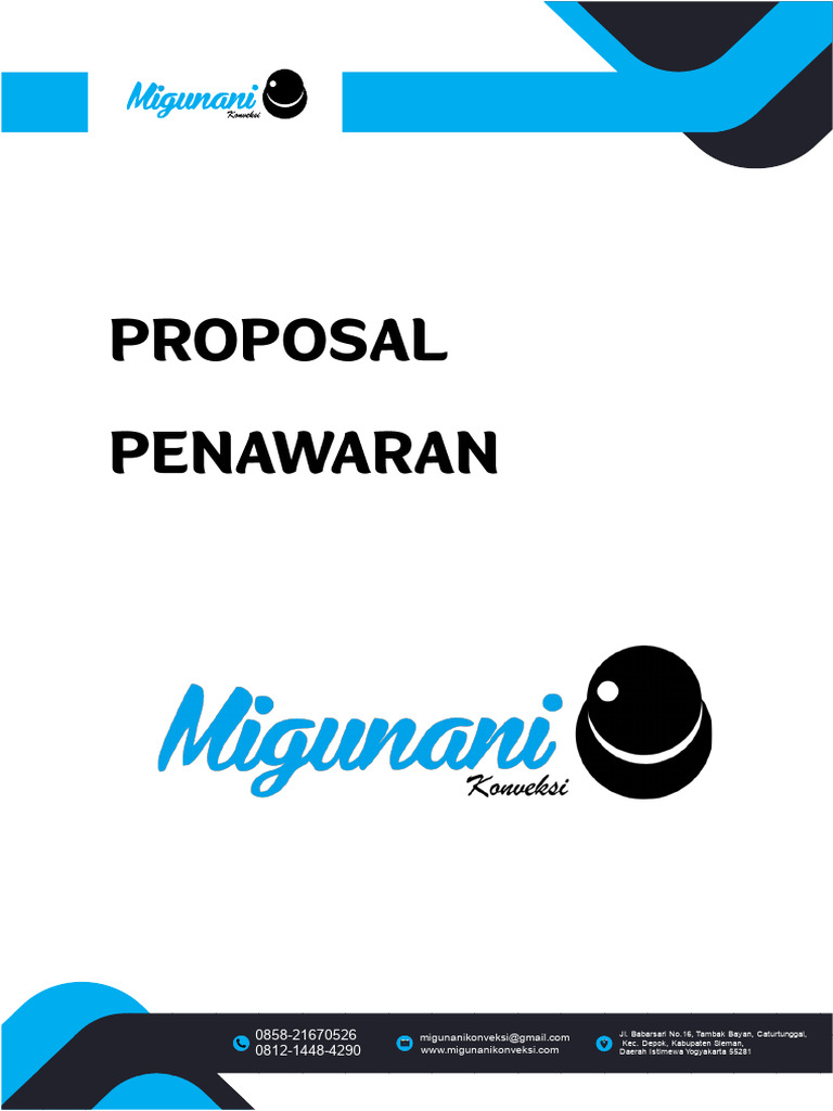 Proposal Penawaran Migunani Konveksi BMW | PDF