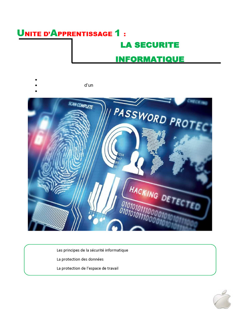 Principes de la sécurité informatique | PDF | Cryptage | Cryptographie